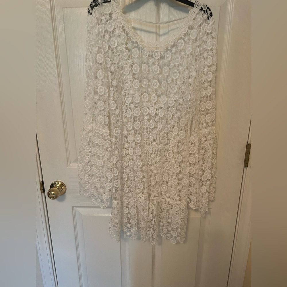 Lace coverup size small